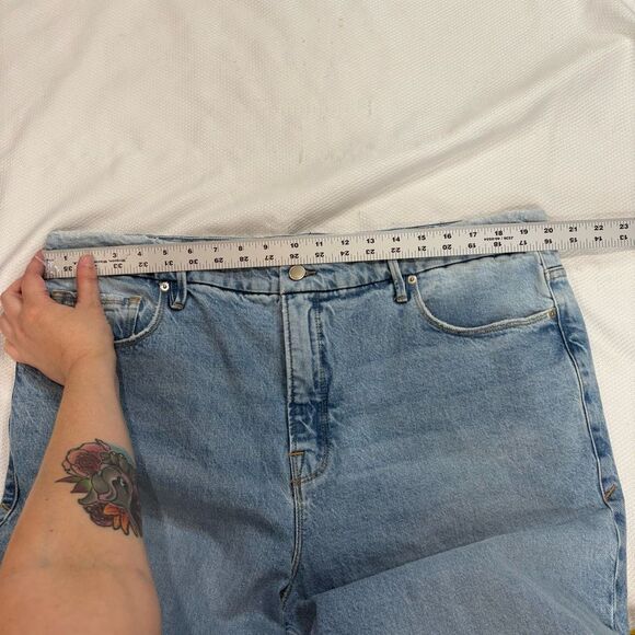 Good American Good Legs Always Fits Straight Leg Jeans 18 - Picture 6 of 8